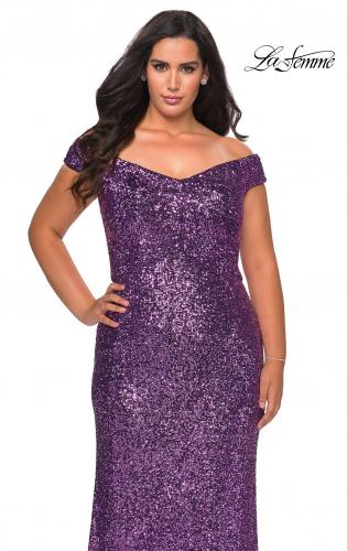 Purple Plus Size Dresses | La Femme